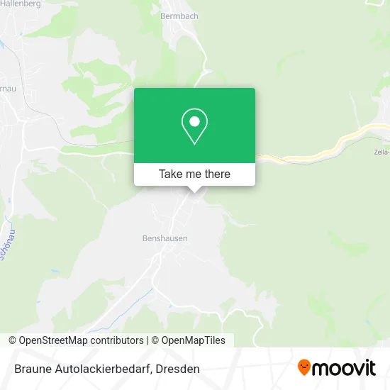 Карта Braune Autolackierbedarf
