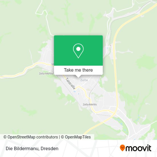Карта Die Bildermanu