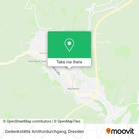 Карта Gedenkstätte Amthordurchgang