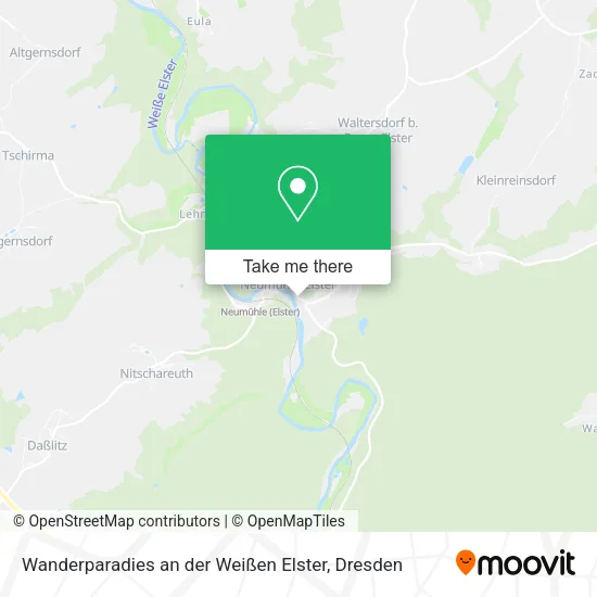 Карта Wanderparadies an der Weißen Elster