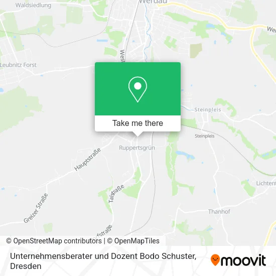 Карта Unternehmensberater und Dozent Bodo Schuster