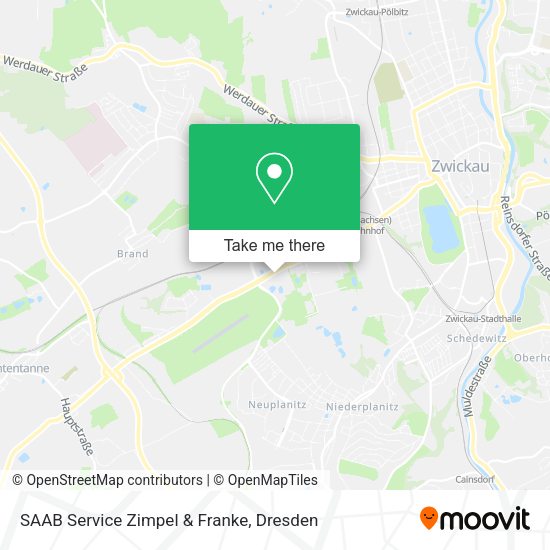 Карта SAAB Service Zimpel & Franke
