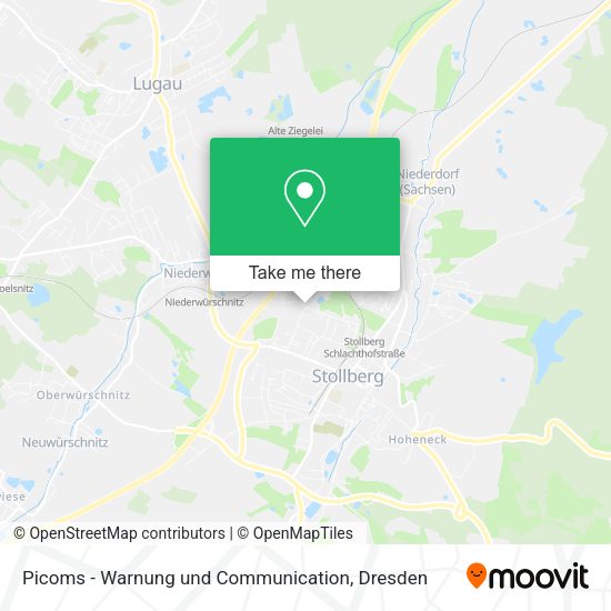 Карта Picoms - Warnung und Communication