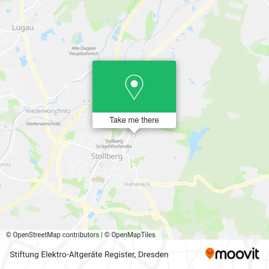 Карта Stiftung Elektro-Altgeräte Register