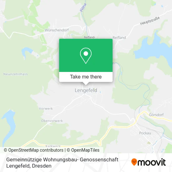 Карта Gemeinnützige Wohnungsbau- Genossenschaft Lengefeld