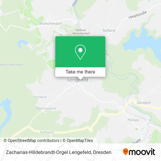 Карта Zacharias-Hildebrandt-Orgel Lengefeld