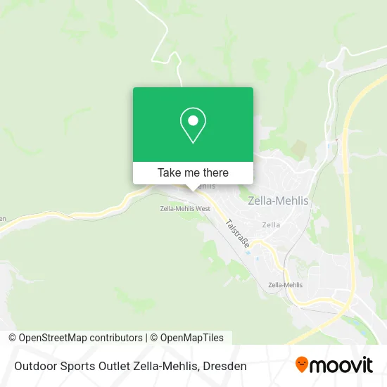 Карта Outdoor Sports Outlet Zella-Mehlis