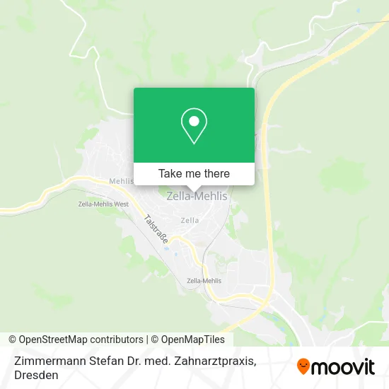 Карта Zimmermann Stefan Dr. med. Zahnarztpraxis