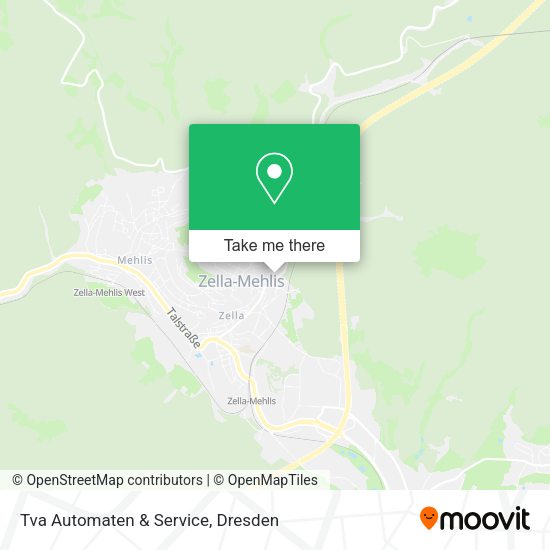 Карта Tva Automaten & Service