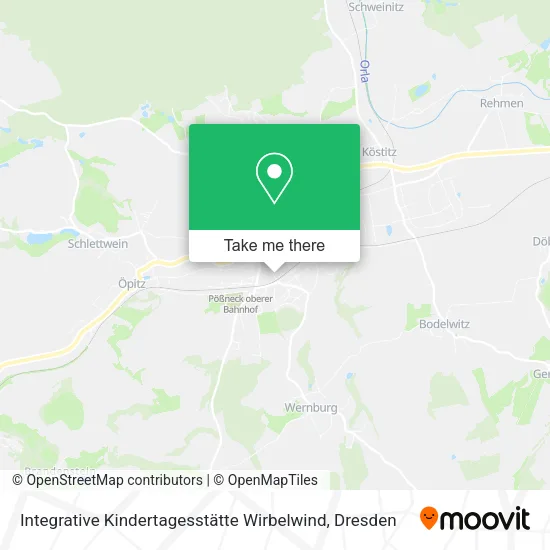 Карта Integrative Kindertagesstätte Wirbelwind