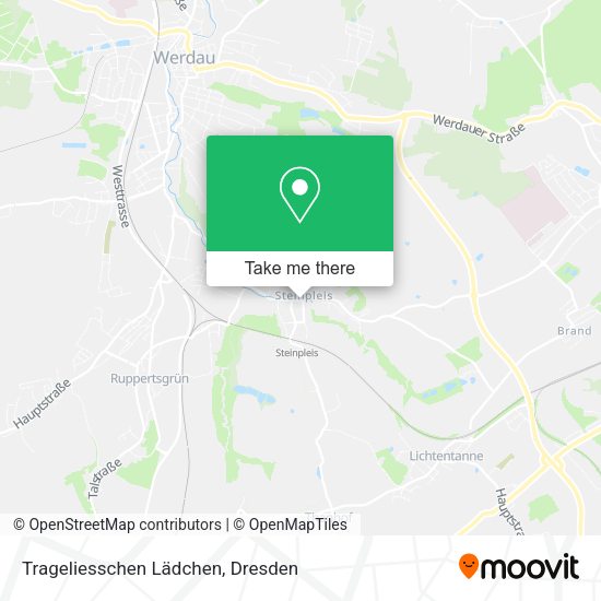 Карта Trageliesschen Lädchen