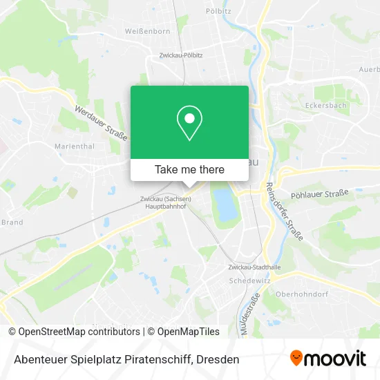 Карта Abenteuer Spielplatz Piratenschiff