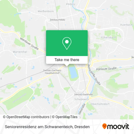 Карта Seniorenresidenz am Schwanenteich