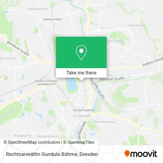Карта Rechtsanwältin Gundula Böhme