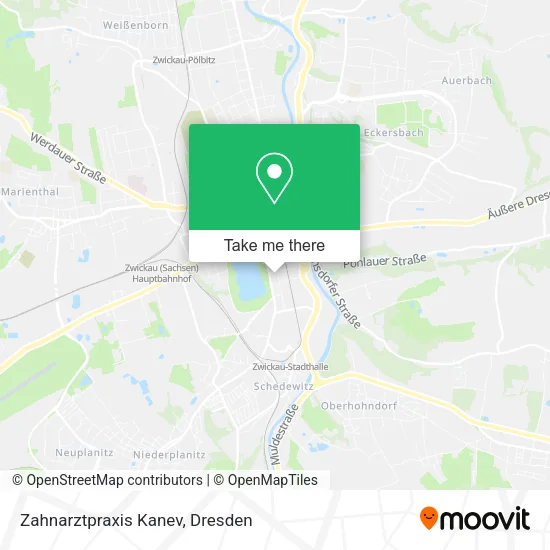 Карта Zahnarztpraxis Kanev