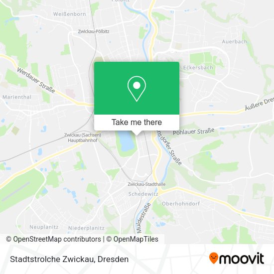 Карта Stadtstrolche Zwickau