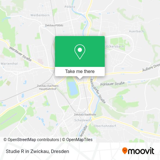 Карта Studie R in Zwickau