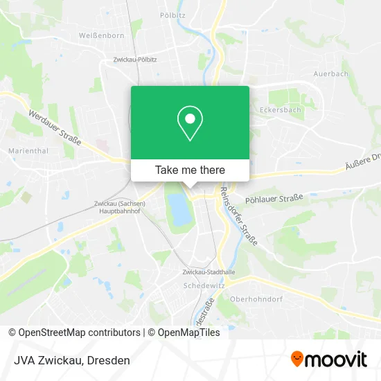 Карта JVA Zwickau