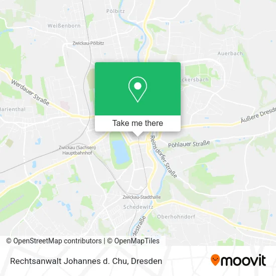 Rechtsanwalt Johannes d. Chu map