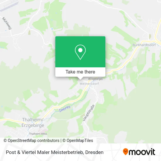Post & Viertel Maler Meisterbetrieb map