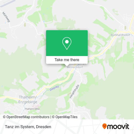 Карта Tanz im System