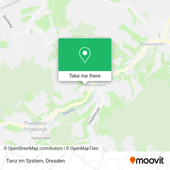 Карта Tanz im System