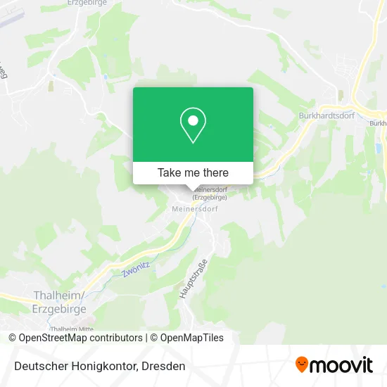 Карта Deutscher Honigkontor