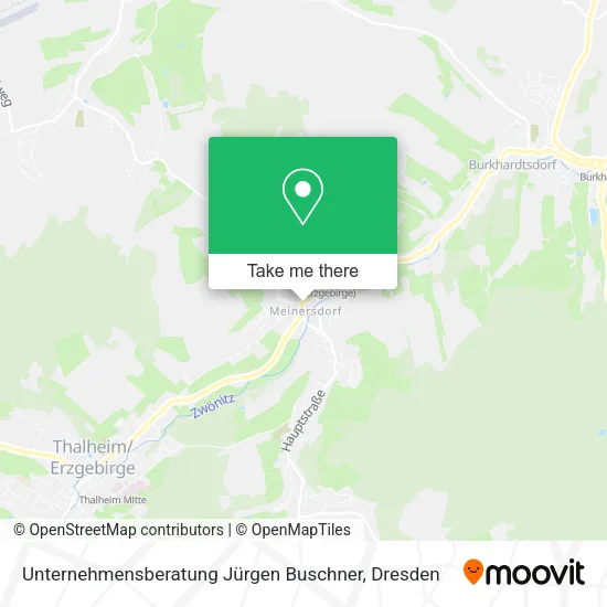 Карта Unternehmensberatung Jürgen Buschner