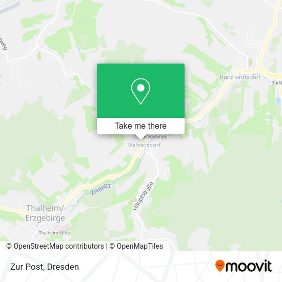Карта Zur Post