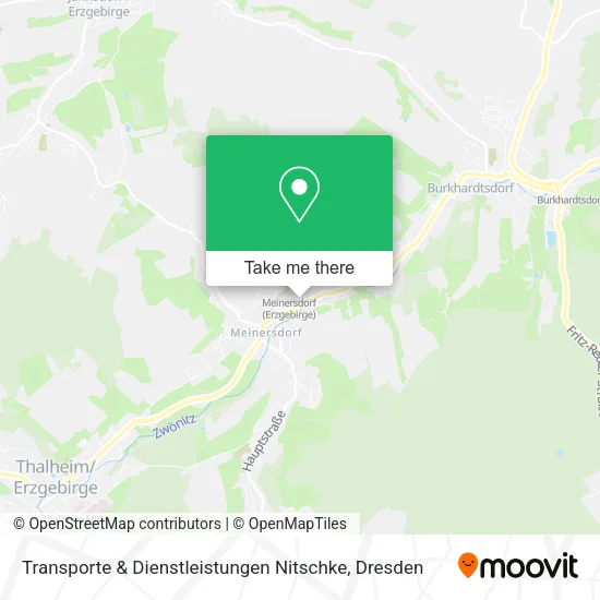 Transporte & Dienstleistungen Nitschke map