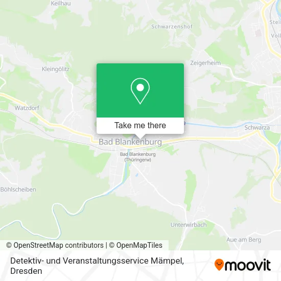 Карта Detektiv- und Veranstaltungsservice Mämpel