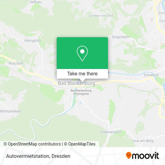 Карта Autovermietstation
