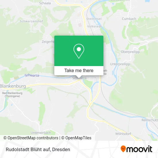 Карта Rudolstadt Blüht auf