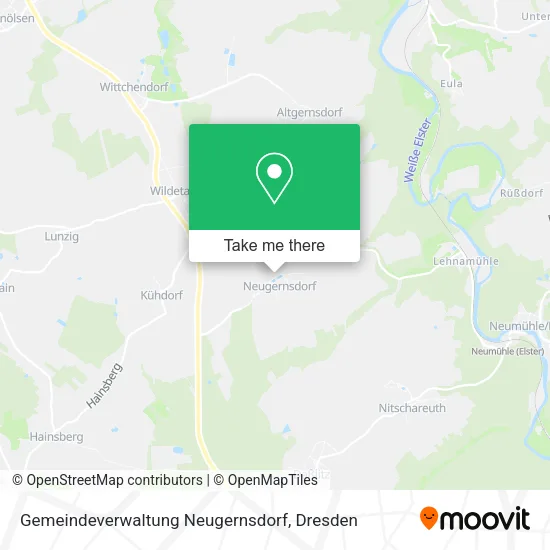 Карта Gemeindeverwaltung Neugernsdorf