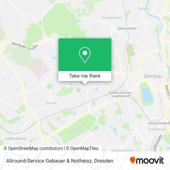 Карта Allround-Service Gebauer & Notheisz