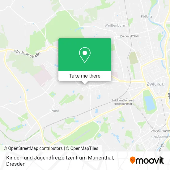 Карта Kinder- und Jugendfreizeitzentrum Marienthal