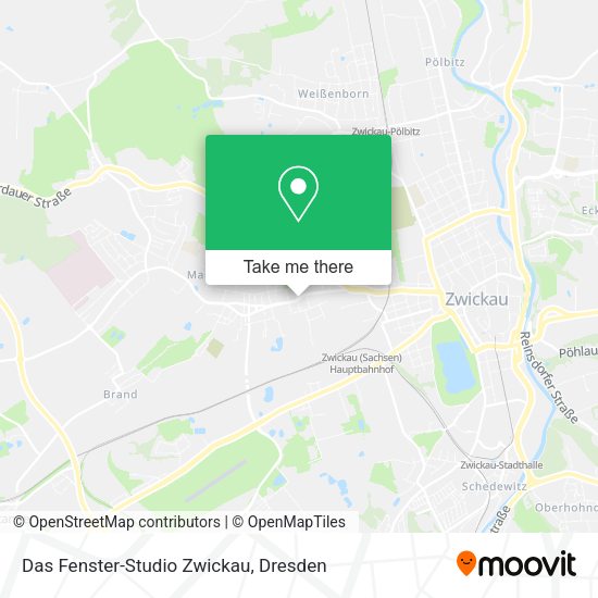 Карта Das Fenster-Studio Zwickau