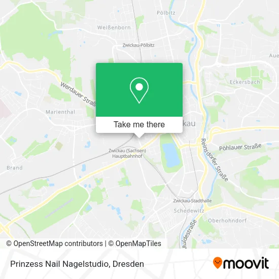 Карта Prinzess Nail Nagelstudio