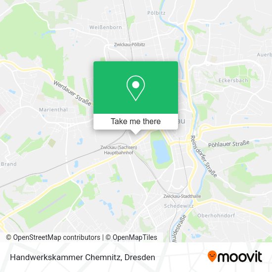 Карта Handwerkskammer Chemnitz