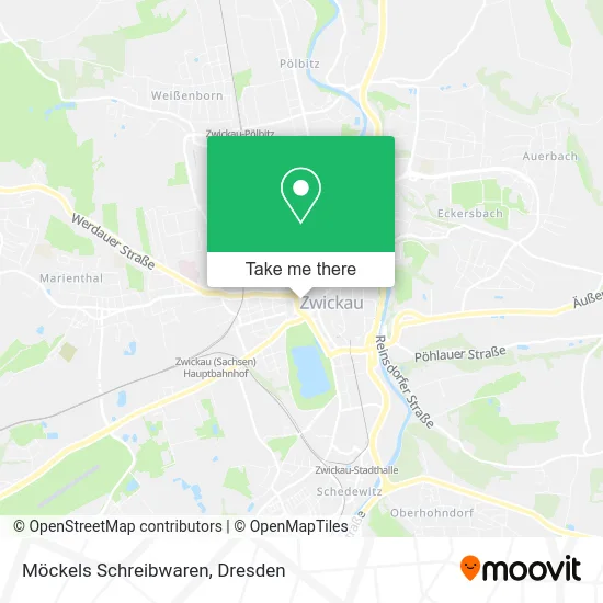 Карта Möckels Schreibwaren