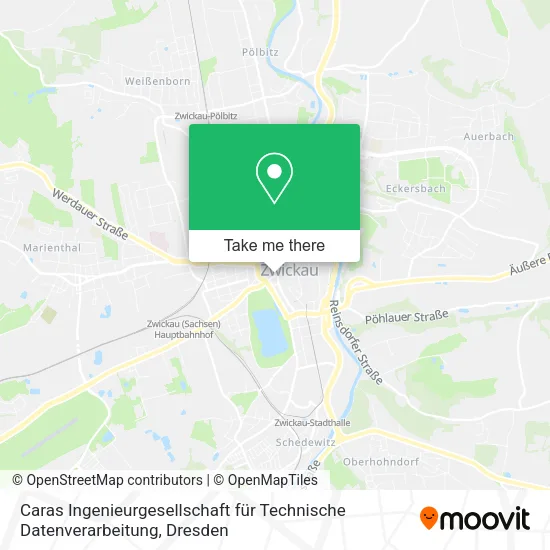 Карта Caras Ingenieurgesellschaft für Technische Datenverarbeitung
