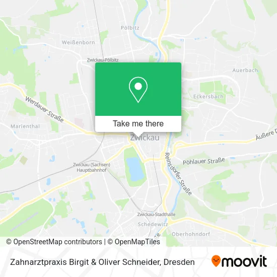 Карта Zahnarztpraxis Birgit & Oliver Schneider