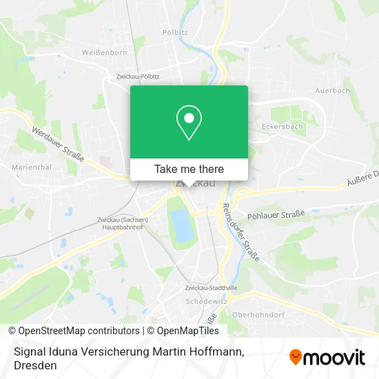 Карта Signal Iduna Versicherung Martin Hoffmann
