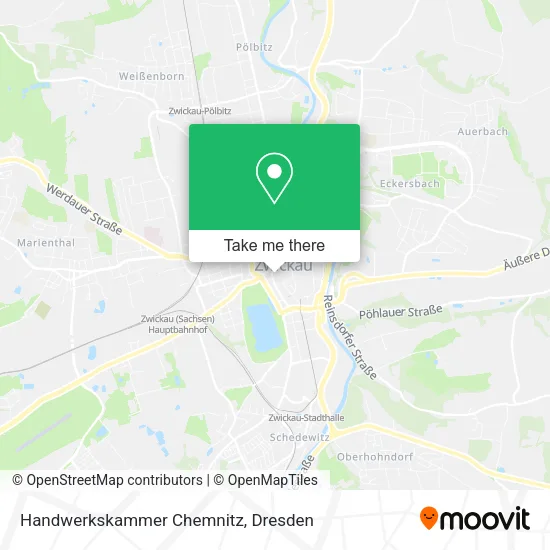 Карта Handwerkskammer Chemnitz