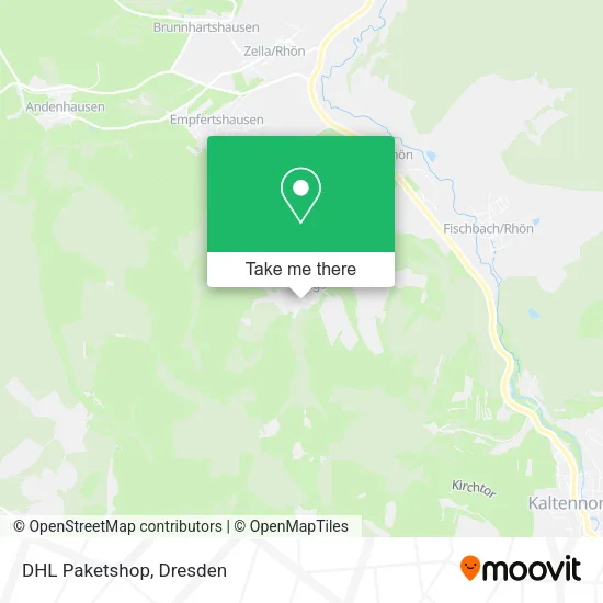 Карта DHL Paketshop