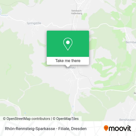 Карта Rhön-Rennsteig-Sparkasse - Filiale