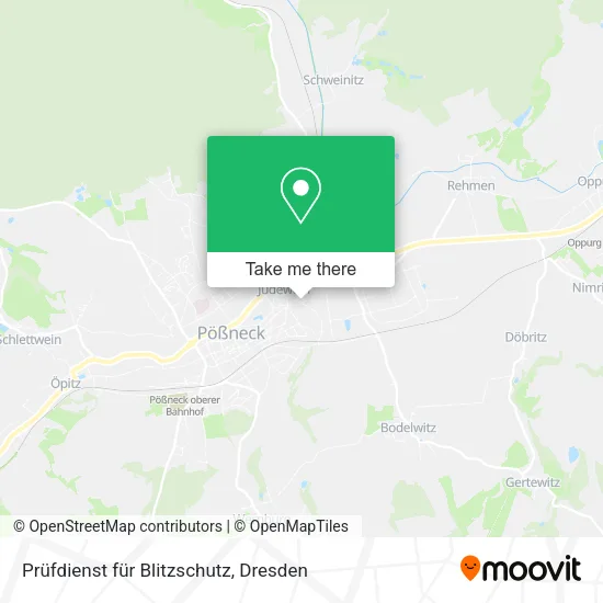 Карта Prüfdienst für Blitzschutz