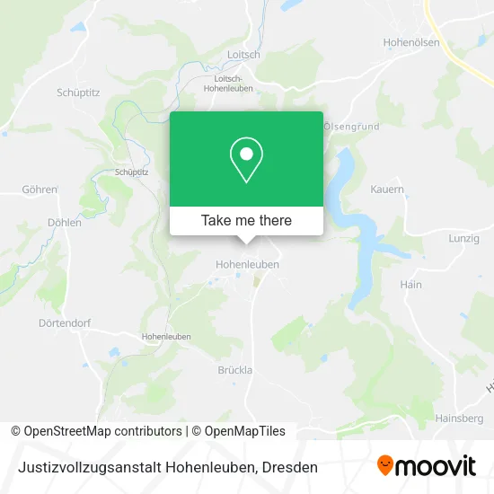 Карта Justizvollzugsanstalt Hohenleuben