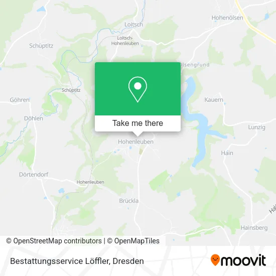 Карта Bestattungsservice Löffler