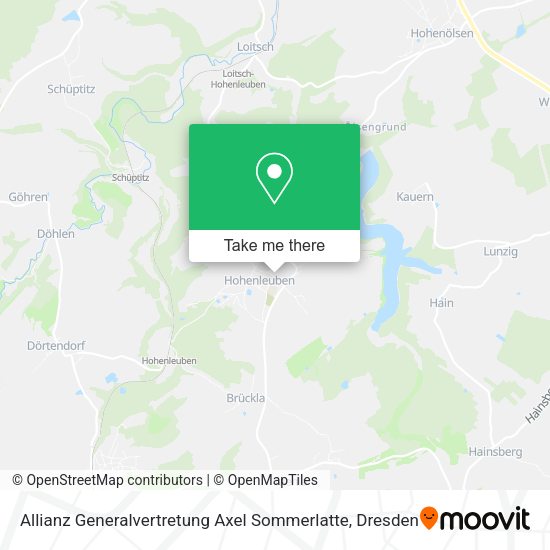 Карта Allianz Generalvertretung Axel Sommerlatte